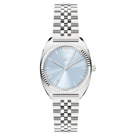 Liebeskind Berlin Analoog horloge lichtblauw / zilver