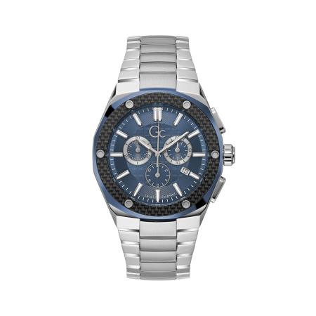 Gc Analoog horloge Fiber donkerblauw / zilver