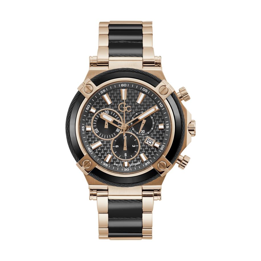Gc Analoog horloge Gc CableSport zwart Zwart