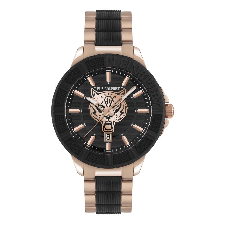 Plein Sport Plein Sport Analoog horloge City Rush goud / zwart -