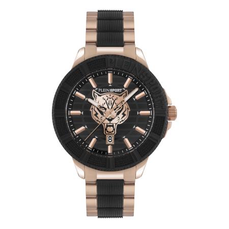 Plein Sport Plein Sport Analoog horloge City Rush goud / zwart