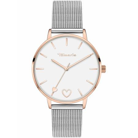 Tamaris Analoog horloge rose-goud / zilver / wit