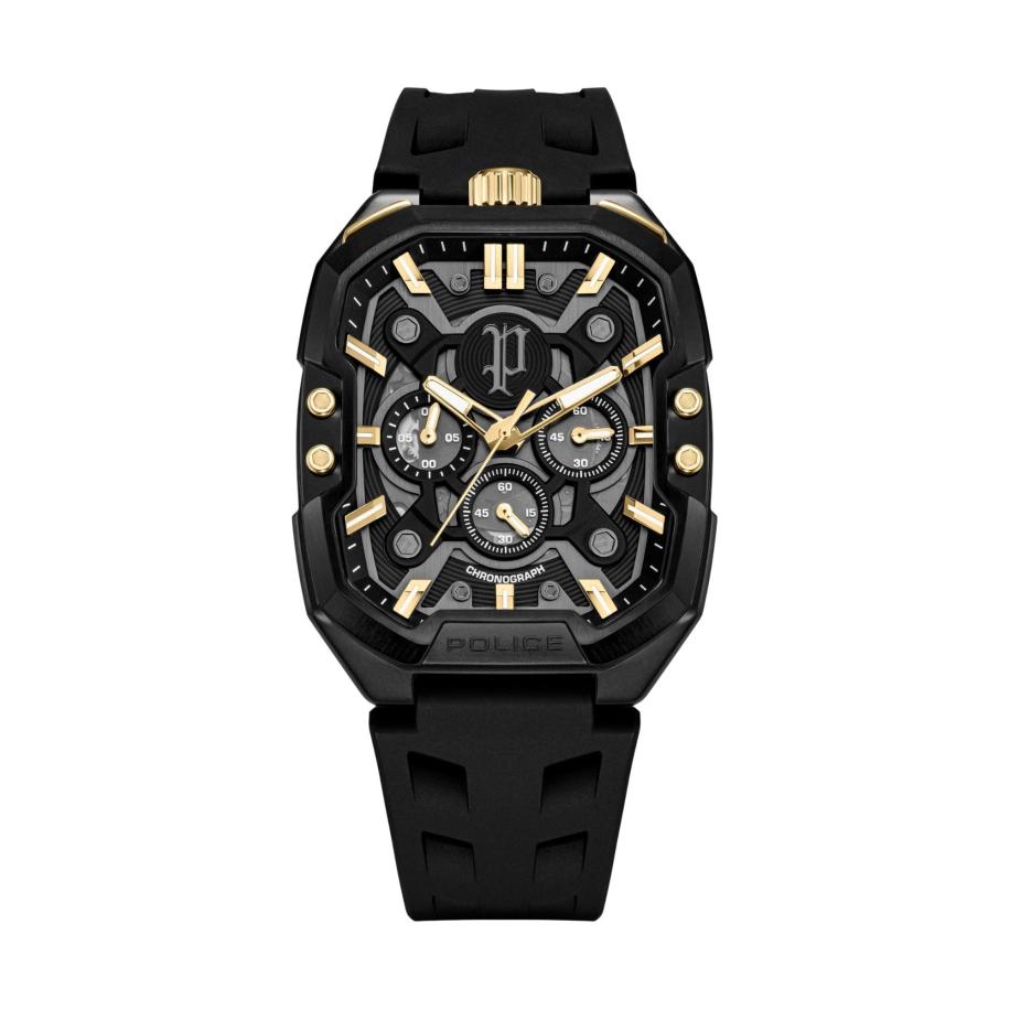 Police POLICE Analoog horloge Bullhead zwart -