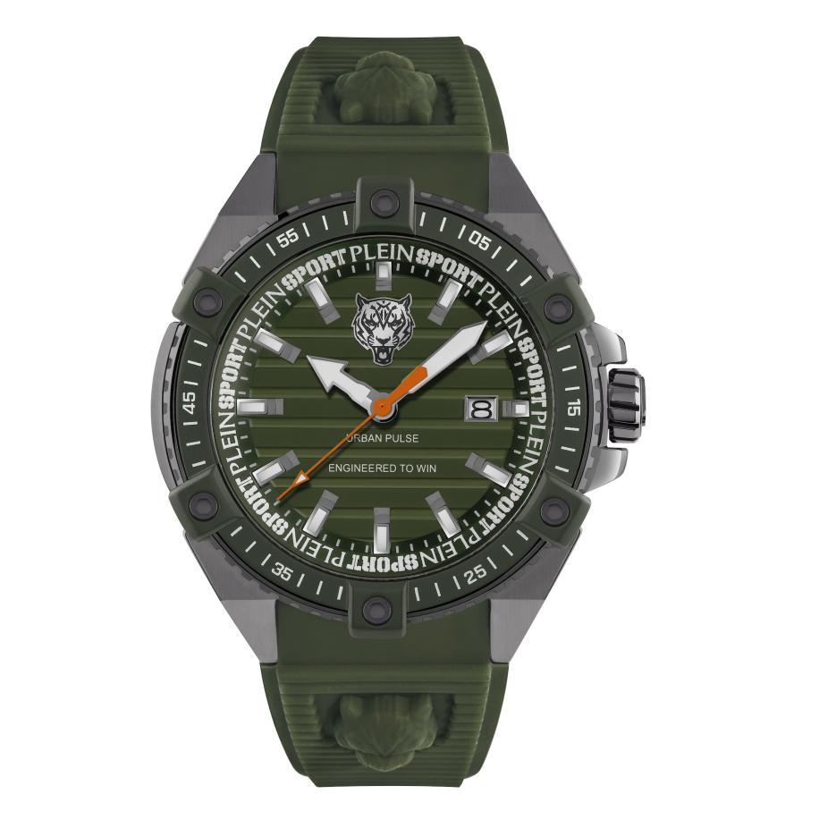 Plein Sport Plein Sport Analoog horloge URBAN PULSE grijs / groen -