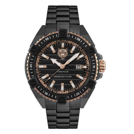 Plein Sport Plein Sport Analoog horloge Urban Pulse bruin / zwart / wit