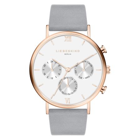 Liebeskind Berlin Analoog horloge rose-goud / grijs / wit