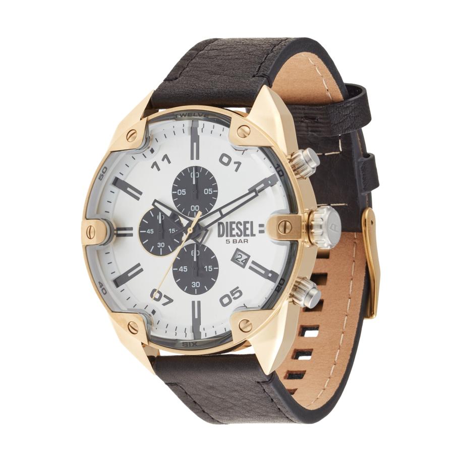 Diesel DIESEL Analoog horloge Spiked goud / zwart / zilver -