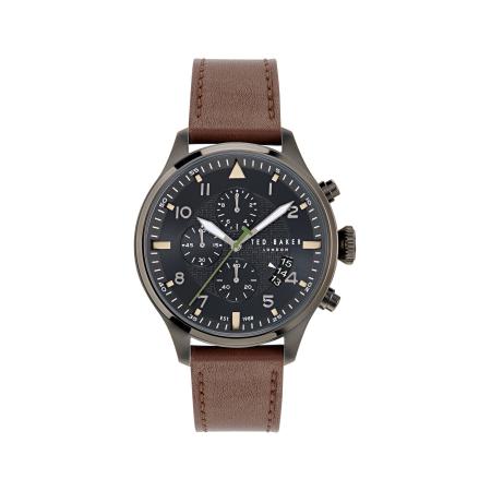 Ted Baker Ted Baker Analoog horloge Fulmaar bruin / greige / zwart