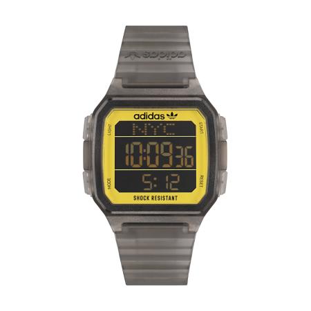 Adidas ADIDAS ORIGINALS Digitaal horloge geel / grijs