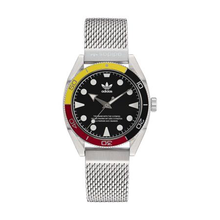 Adidas ADIDAS ORIGINALS Analoog horloge geel / wijnrood / zwart / zilver