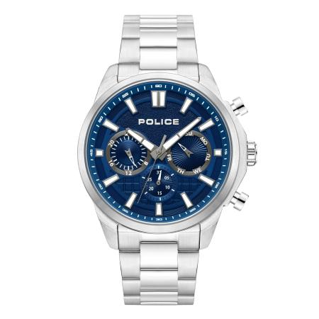 Police POLICE Analoog horloge Rangy donkerblauw / zilver