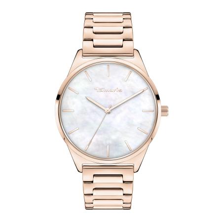 Tamaris Analoog horloge rose-goud / parelwit