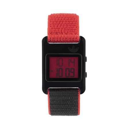 Adidas ADIDAS ORIGINALS Digitaal horloge RETRO POP DIGITAL rood / zwart