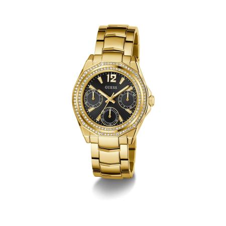 GUESS Analoog horloge RITZY goud / zwart