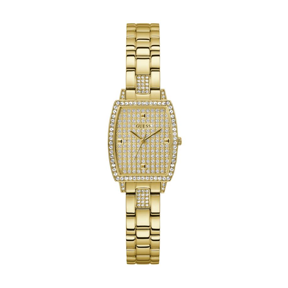 Guess GUESS Analoog horloge Brilliant goud / zilver / transparant -