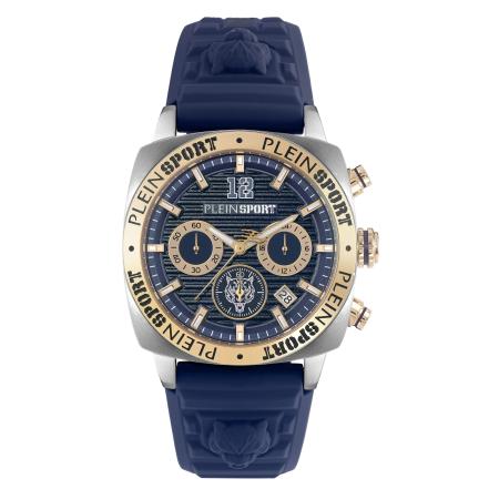 Plein Sport Plein Sport Analoog horloge Wildcat navy / goud