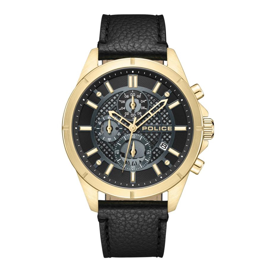 Police POLICE Analoog horloge Burbank goud / zwart -