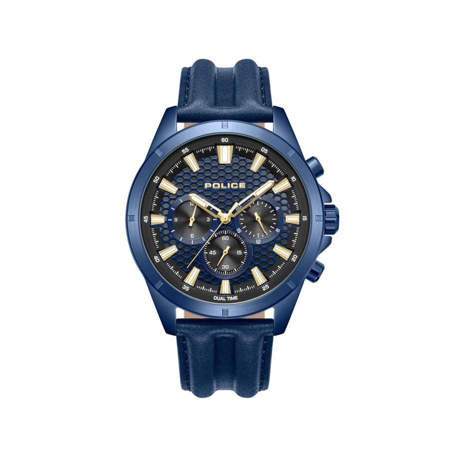 Police POLICE Analoog horloge Malawi blauw -