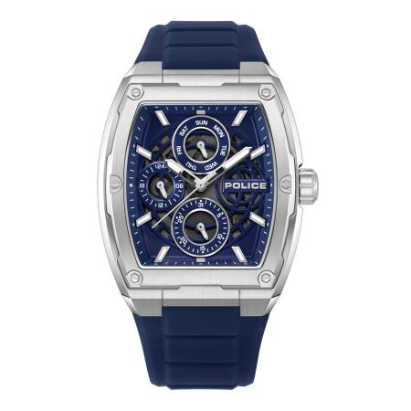 Police POLICE Analoog horloge Creed enziaan / zilver