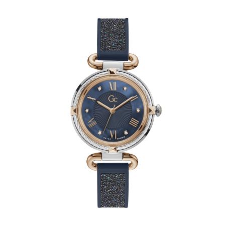 GC Gc Analoog horloge CableChic marine / navy / goud / zilver