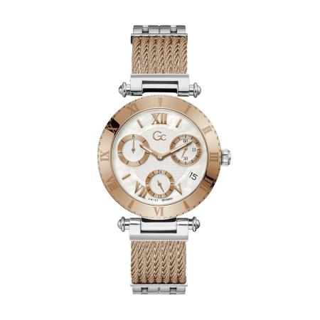 GC Gc Analoog horloge Infinity rose-goud / zilver / wit