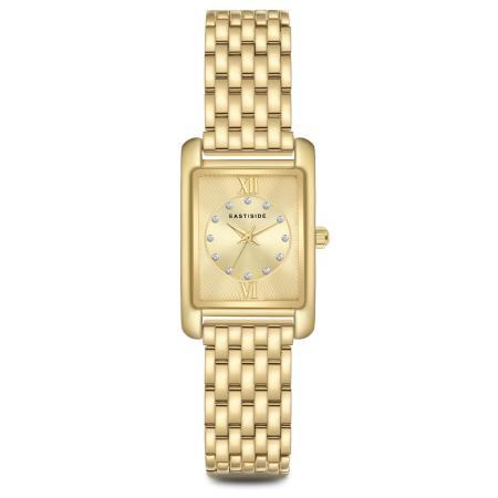 EASTSIDE Eastside Analoog horloge goudgeel