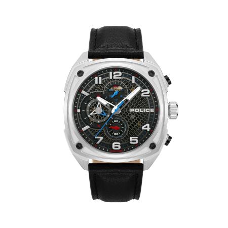 Police POLICE Analoog horloge Portland zwart / zilver