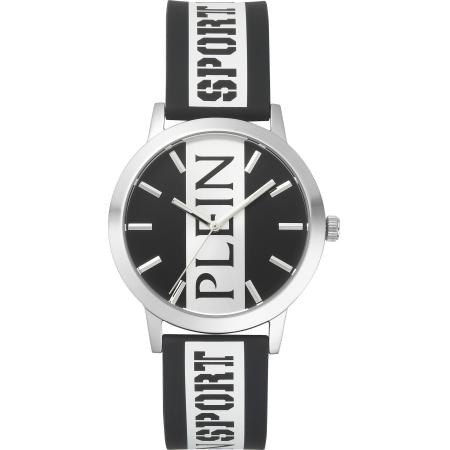 Plein Sport Plein Sport Analoog horloge LEGEND zwart / zilver / wit