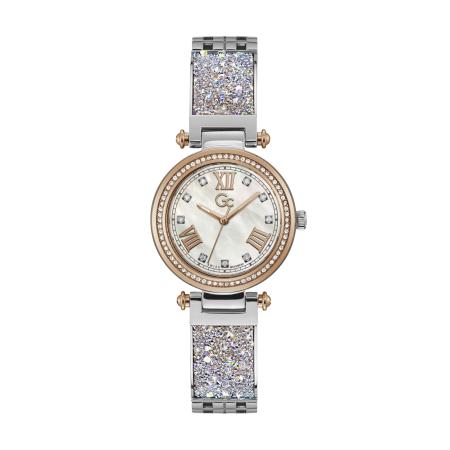 GC Gc Analoog horloge PrimeChic goud / zilver / wit