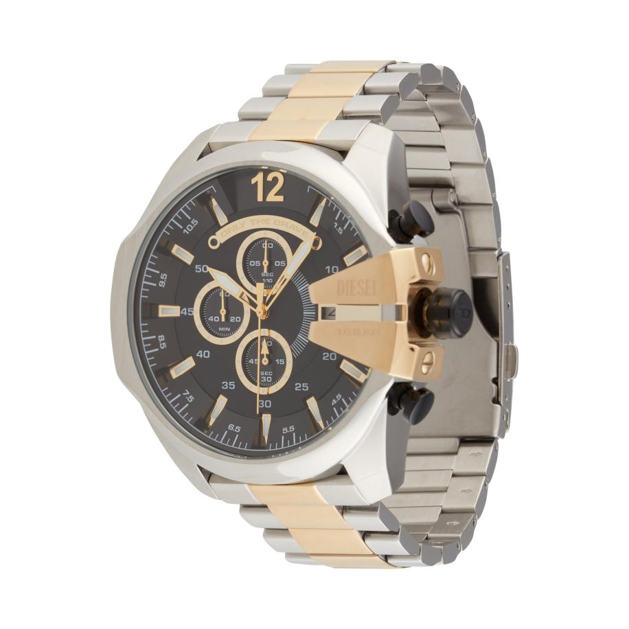 Diesel DIESEL Analoog horloge MEGA CHIEF goud / zwart / zilver -