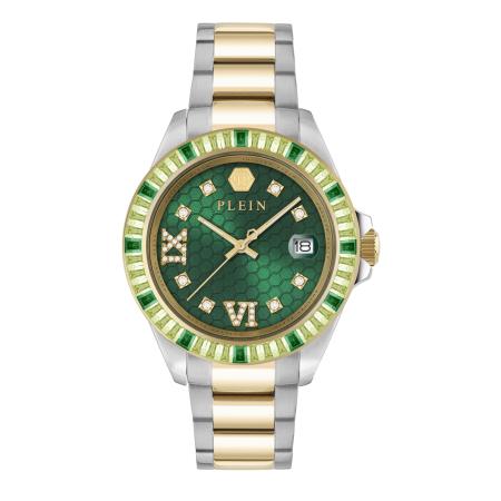Philipp Plein Watches Analoog horloge Lady Empire rose-goud / groen / zilver