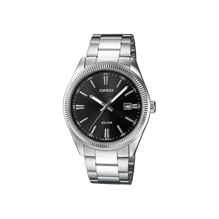 Casio CASIO Analoog horloge zwart / zilver