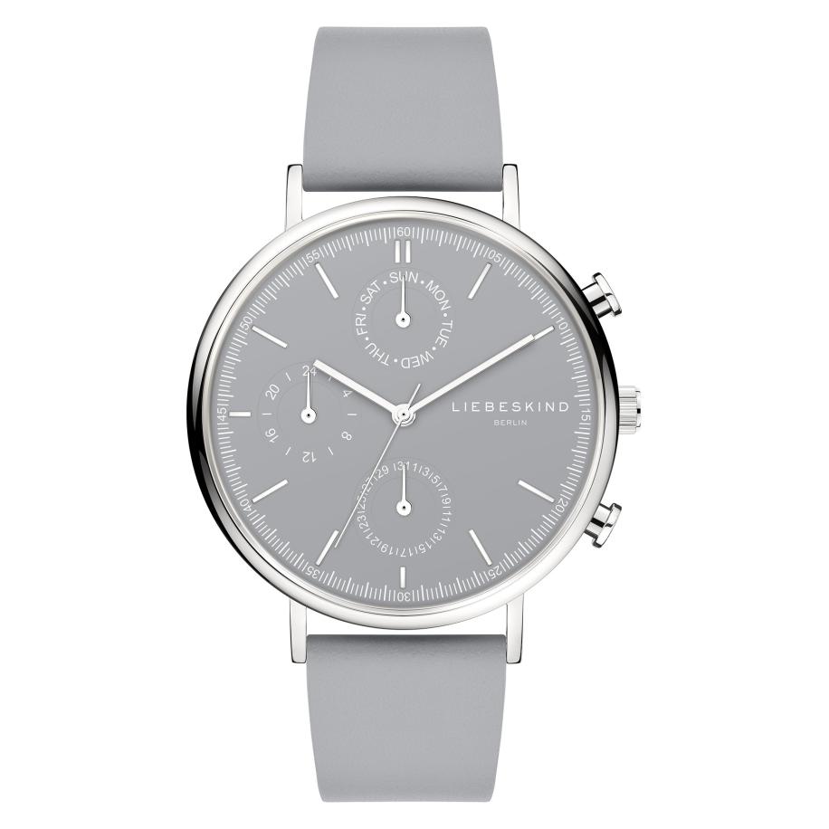 Liebeskind Berlin Analoog horloge grijs / zilver Grijs
