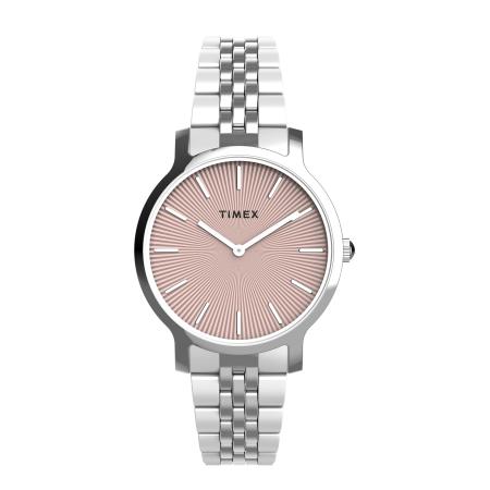 Timex TIMEX Analoog horloge Transcend rosé / zilver