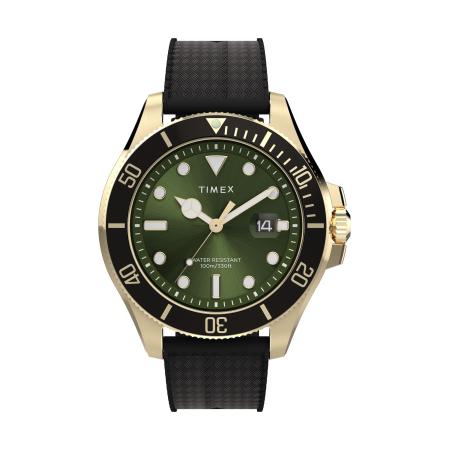 TIMEX Analoog horloge Harborside Coast goud / zwart