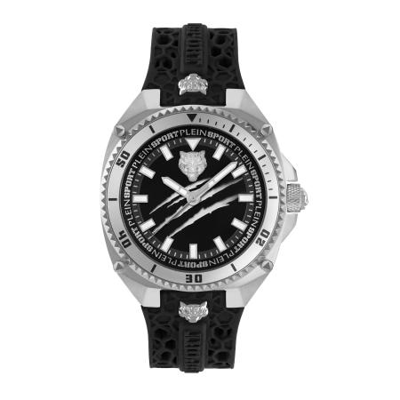 Plein Sport Plein Sport Analoog horloge HUNDER FORCE zwart / zilver