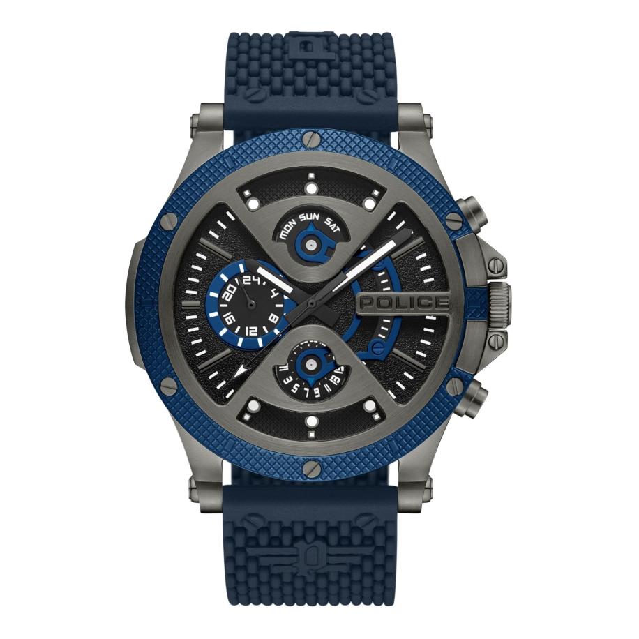 Police POLICE Analoog horloge Surigao navy / donkergrijs -