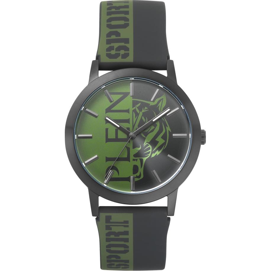 Plein Sport Plein Sport Analoog horloge LEGEND groen / zwart -
