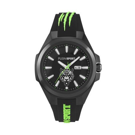 Plein Sport Plein Sport Analoog horloge TIGERMASTER neongroen / zwart