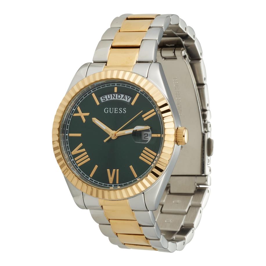 Guess GUESS Analoog horloge Luna groen / donkergroen / zilver -