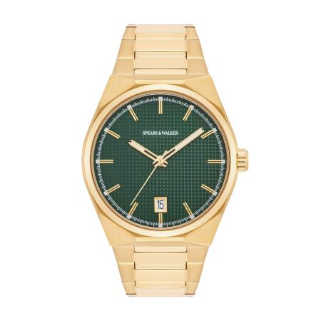 Spears & Walker Analoog horloge goudgeel
