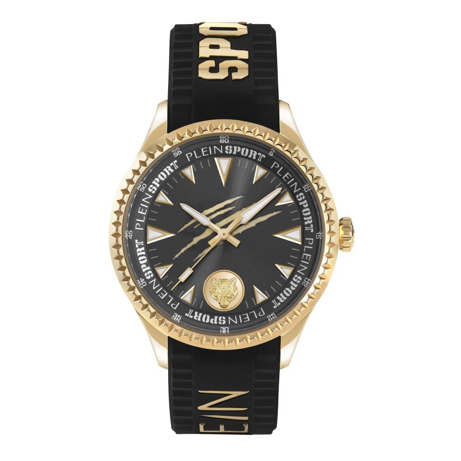 Plein Sport Plein Sport Analoog horloge LINEMAN goud / zwart -