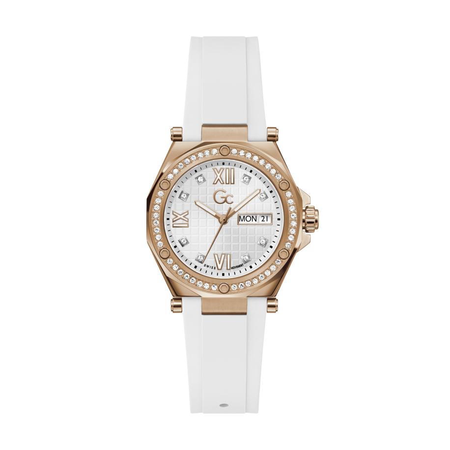 GC Gc Analoog horloge Legacy Lady goud / wit -
