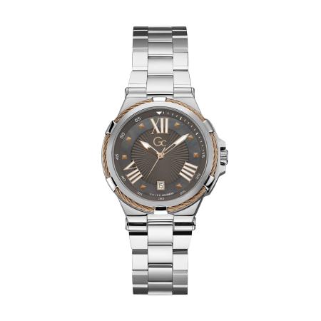 GC Gc Analoog horloge Structura Cable bruin / zilver