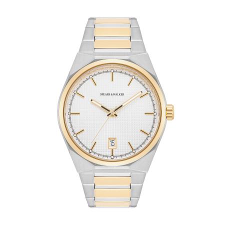 Spears & Walker Analoog horloge goud / zilver / wit