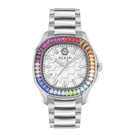 Philipp Plein Watches Analoog horloge lichtblauw / lila / rood / zilver