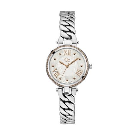 GC Gc Analoog horloge LadyChain crème / goud / zilver