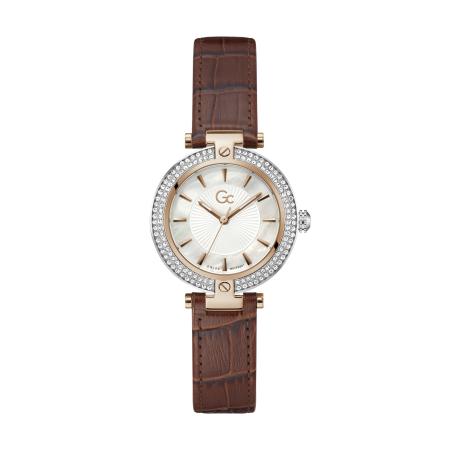 GC Gc Analoog horloge Vogue chocoladebruin / goud / zilver