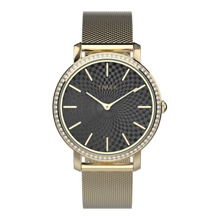 Timex TIMEX Analoog horloge Transcend City Collection goud / zwart