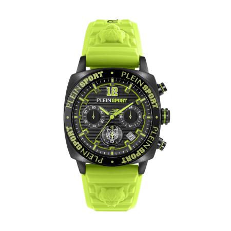 Plein Sport Plein Sport Analoog horloge WILDCAT limoen / zwart